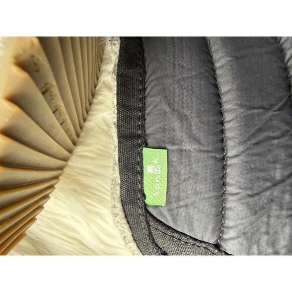 Sanuk Black Quilted Booties with Fleece Lining - Picture 5 of 7